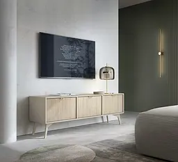 Тумба під ТВ Perfect Home Форест / Forest RTV158 3-дверна Беж пісочний/ялиця сканді (PFH-091479)