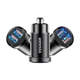 Зарядний пристрій Essager 2xUSB 30W black (ECC2A-TL01) - мініатюра 3
