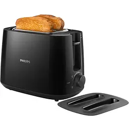 Тостер Philips Daily Collection чорний (HD2582/90)
