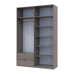 Шафа розпашна для одягу Doros Лукас Канноло/Канноло 160х50х240 (44900366) - мініатюра 4