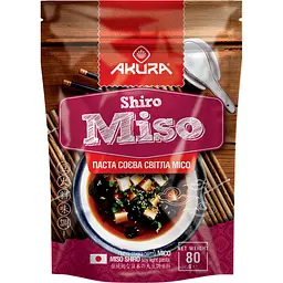 Паста соєва Akura Miso світла 80 г