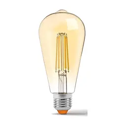 Лампочка TITANUM Filament ST64 6W E27 2200K бронза (TLFST6406272A)
