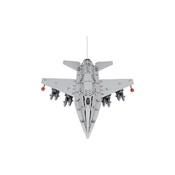 Дитячий металевий конструктор ТехноК Винищувач F16, 9598TXK 430 деталей - мініатюра 4