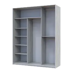 Шафа-купе Doros Сіті Лайт Сосна Натті 3 ДСП 225х60х225 (80736526) - мініатюра 2