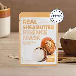 Тканинна маска для обличчя FarmStay Real Shea Butter Essence Mask з олією ши 23 мл - мініатюра 4
