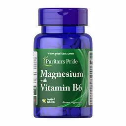 Магній, вітамін B6, Magnesium Vitamin B6 - 90 tabs
