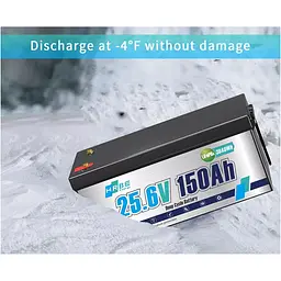 Акумулятор HRBEEnergy LiFePO4 24V 25.6V/150Ah/3840Wh [113745] - мініатюра 2