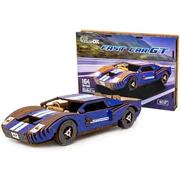 Дерев’яний 3D конструктор Fast car Gt PuzzleOk Puz-26915 164 деталі