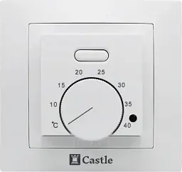 Терморегулятор механічний Castle AC308H білий