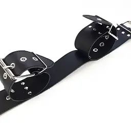 Нашийник з натуральною шкірою Art of Sex - Bondage Collar with Handcuffs Art of Sex SO6618 95289 - мініатюра 2