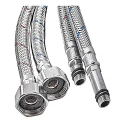 Гнучке підведення Champion FH-01-F1/2"xM10-100 нержавійка (пара) AC0671 - мініатюра 2