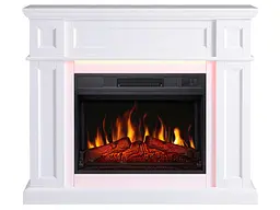 Камінокомплект ArtiFlame Linz AF23S білий з LED підсвічуванням