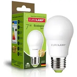 Лампочка Eurolamp LED А50 7W E27 3000K 220V (LED-A50-07273(P))