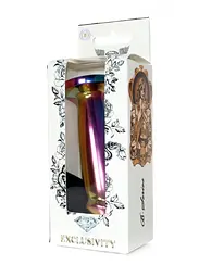 Анальна пробка - Jewellery Multicolour Penis Plug Clear M - мініатюра 8