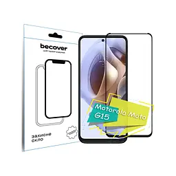 Скло захисне BeCover Motorola Moto G15 Black (713414) - мініатюра 2