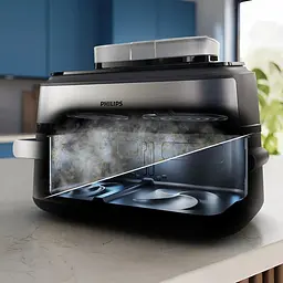 Мультипіч Philips Ovi Dual SteamFry (NA565/02) - мініатюра 2