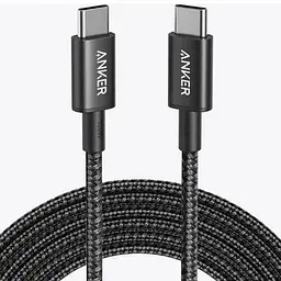 Кабель Anker Nylon А8758 Type-C - Type-C (USB-C - USB-C) 100W 3 метри