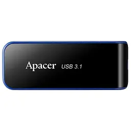 USB флеш накопичувач Apacer 64GB AH356 Black USB 3.0 (AP64GAH356B-1) - мініатюра 1