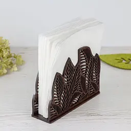 Дерев'яна серветниця VANZA LEAF stand S palisander - мініатюра 3