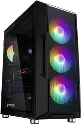 Корпус Zalman I3 Neo Mesh Tempered Glass без БЖ Black (I3NEOBLACK) Без БП - мініатюра 2