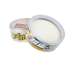 Твердий віск для маскування подряпин SOFT99 Scratch Clear Wax Mirror Finish White, для білих кольорів, металік, 200 г - мініатюра 2