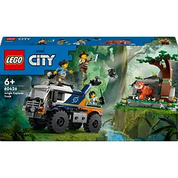 Конструктор LEGO City Позашляховик для дослідження джунглів 314 деталей (60426)