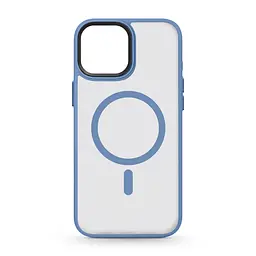 Чехол для Apple iPhone 15, Uniq MagCase, голубой, противоударный, панель-накладка с MagSafe, ударопрочный TPU+PC, с магнитом MagSafe, поддержка полноценной беспроводной зарядки, ArmorStandart (ARM75331)