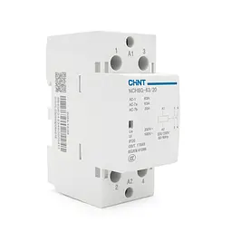 Контактор CHINT NCH8-63/20 220V,63А, 12kW, 2NO, на DIN-рейку, 85*65,5*36мм