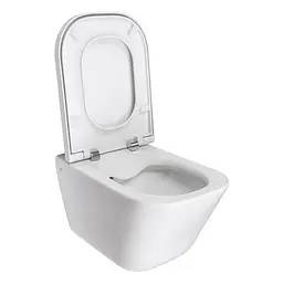 Комплект інсталяція Geberit Duofix 458.126.00.1 + унітаз Roca Gap Clean Rim A34H47C000 з кришкою Soft Close, Білий - мініатюра 4
