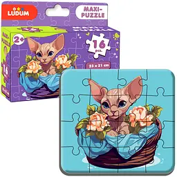 Гра настільна Ludum Пазл Котик 2 максі-пазл (ME5032-03) - мініатюра 2