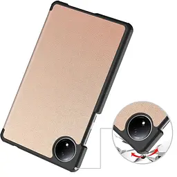 Чохол-книжка BeCover Smart Case для Xiaomi Redmi Pad SE 8.7" Rose Gold (711909) - мініатюра 2
