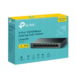 9-портовий настільний комутатор, LS109P TP-LINK - мініатюра 4