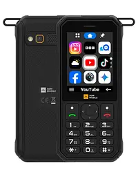 Кнопковий телефон AGM M11 4G Black (Клавіатура з кирилицею) - мініатюра 4