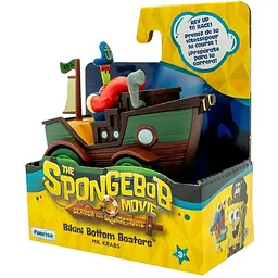 Фігурка Sponge Bob Губка Боб у кіно у пошуках квадратних штанів човняр-пірат Містер Крабс (FR73111/73113) - мініатюра 2