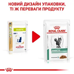Вологий корм для дорослих котів Royal Canin Diabetic 85 г (40850011) - мініатюра 2