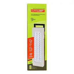 Світлодіодний світильник Eurolamp аварійний з сонячною батареєю 45 SMD, 9W, 6500К (EM-45SMD/9W(S)) - мініатюра 4