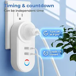 Розумна розетка TUYA WiFi 16A з USB - мініатюра 2