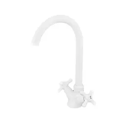 Змішувач для кухні Plamix Pablo-275 white PM0669, Білий