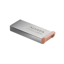 Флеш-накопичувач ADATA USB 3.2 UR 350 128Gb Silver/Beige (UR350-128G-RSR/BG) - мініатюра 3