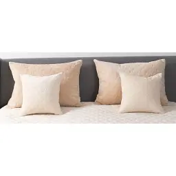 Подушка декоративна ТЕП Velour Персиковий 40 x 40 см (3-00437_29237) - мініатюра 4