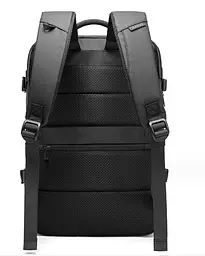 Рюкзак міський Bange BG-7690 ранець з відсіком для ноутбука до 15.6'' 30л USB-роз'єм Black (19366) - мініатюра 2