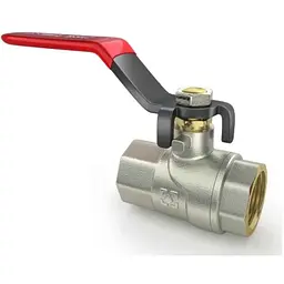 Кран кульовий RAFTEC 1 1/2" ВВ, DN40, CBH-05, ручка, RED