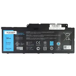 Акумулятор Dell F7HVR (Inspiron 14 7437, 15 7537, 17 7737) 14.8V 58Wh Black - мініатюра 2