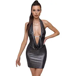 Міні-сукня Cottelli Party Silver XL (сірий)
