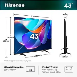 LED-телевізор Hisense 43A6S (7263469) - мініатюра 8