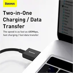 Кабель Baseus Superior Series USB to iP 2.4 A 1 м Black (CALYS-A01) - мініатюра 7