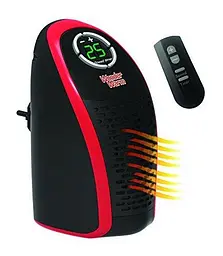 Обігрівач портативний Wonder Warm з пультом, настінний, керамічний, 400 Вт - мініатюра 5