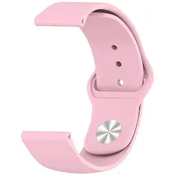 Ремінець Silicone 20 mm Watch Active/Galaxy S4 42 mm/Gear S2/Xiaomi Amazfit Рожевий