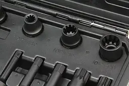 Набір головок для обслуговування гальмівних супортів Mar-Pol M58279, 1/2", 16 шт. + кейс - мініатюра 7