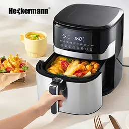 Аэрогриль Аэрофритюрница Heckermann ZHAF-650AD 6,5 л 2000W - мініатюра 3